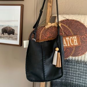 The Sak leather crossbody purse